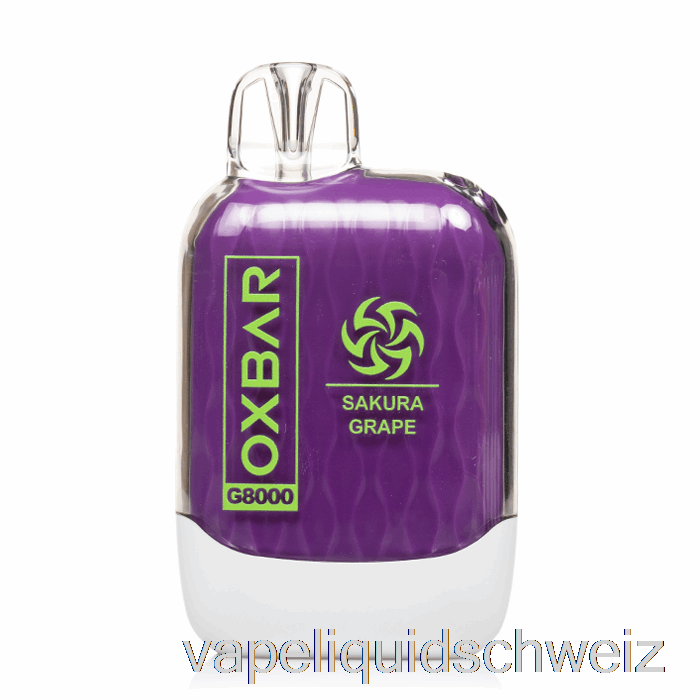 Oxbar G8000 Einweg-Sakura Grape Vape Schweiz